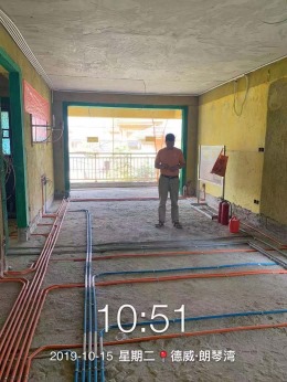 惠州华浔品味装饰93平方朗琴湾工地案例