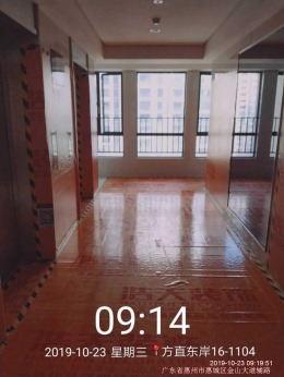 惠州浩天装饰方直东岸110㎡日式风格工地施工案例