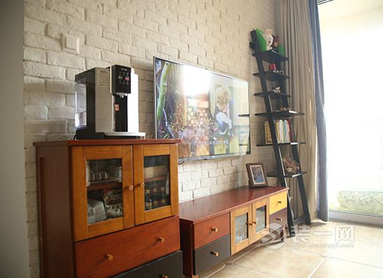 101.7平混搭风格装修效果图